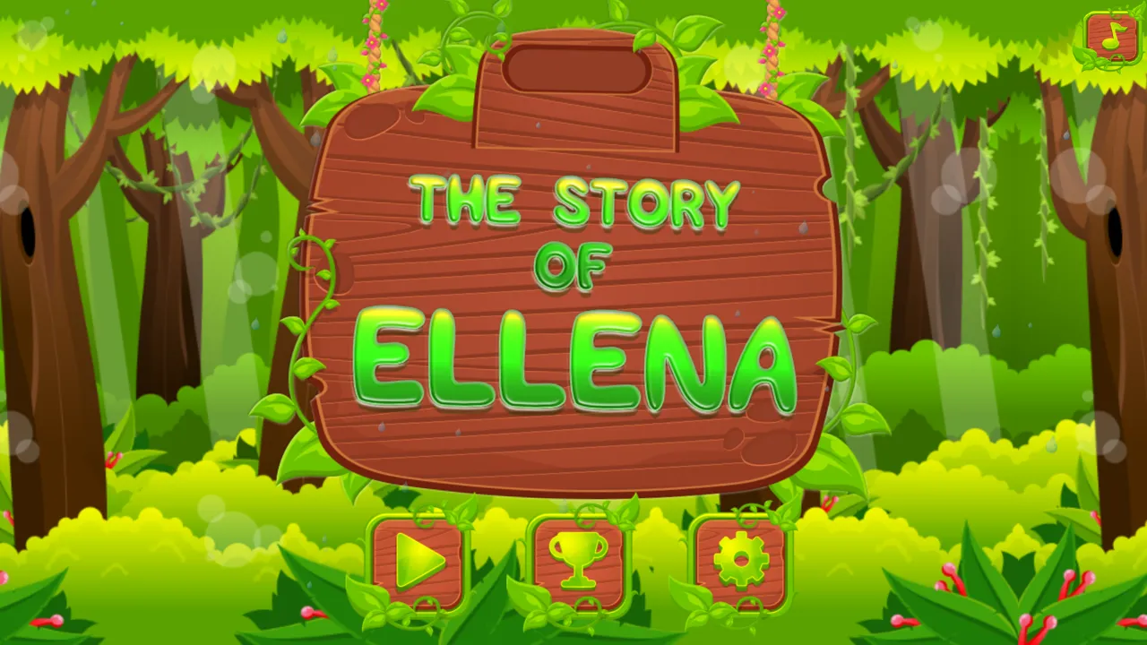 Écran titre « The Story of Ellena »
